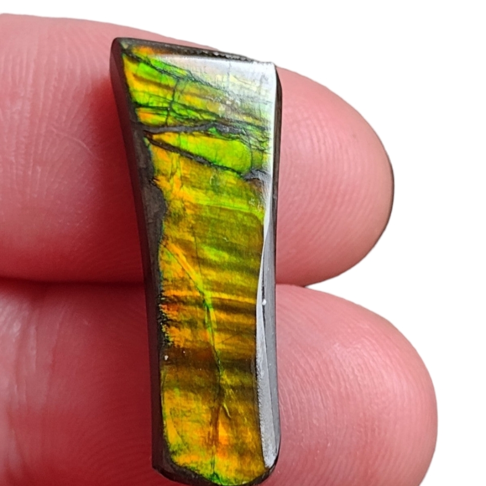 Genuine Rare Color Change Alberta Canada Free Form Ammolite ✨️ - Picture 3 of 5
